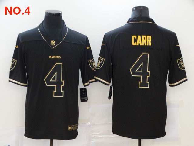 Men's Las Vegas Raiders 4 Derek Carr Jesey NO.4;